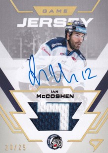 MCCOSHEN Ian SPORTZOO 2023/2024 Game Jersey GJS-IM Autograph /25