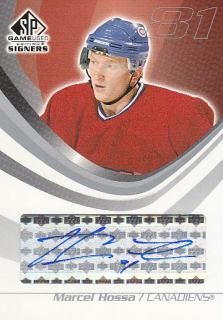 HOSSA Marcel UD SP Game Used 2003/2004 Signers SPS-MH