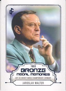 WALTER Jaroslav Legendary Cards Bronze Medal Memories 1993 č. 25 Blue /15