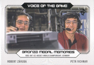 ZÁRUBA VICHNAR Legendary Cards Bronze Medal Memories 1993 Voice of the Game VOG