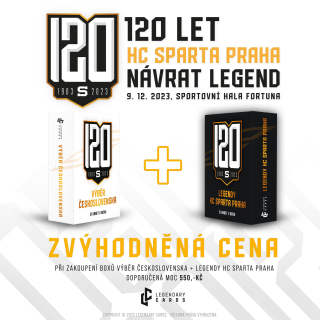 Balíček SET Legendary Cards 120 let Návrat Legend Komplet