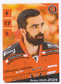ZIKMUND Ladislav DEL2 2023/2024 Sticker č. 181