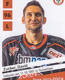 ZUCKER David DEL2 2023/2024 Sticker č. 246