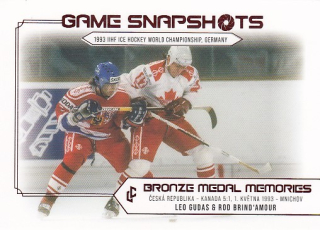 GUDAS BRIND´AMOUR Legendary Cards Bronze Medal Memories 1993 Snapshots GS-02 /25