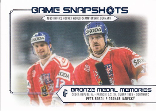 ROSOL JANECKÝ Legendary Cards Bronze Medal Memories 1993 Snapshots GS-19 /15