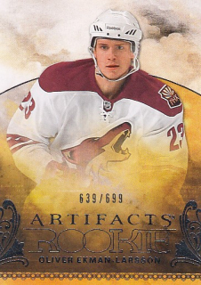 EKMAN-LARSSON Oliver UD Artifacts 2010/2011 RED-223 Rookie /699