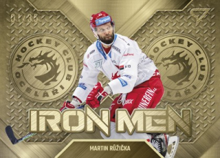 RŮŽIČKA Martin SPORTZOO 2023/2024 Iron Men IM-02 Gold /35