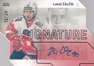 ŽÁLČÍK Lukáš GOAL Cards 2023/2024 Autograph č. 97