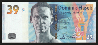 HAŠEK Dominik Pamětní list ve formě bankovky - Gold