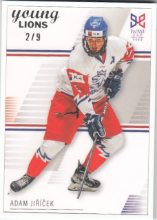 JIŘÍČEK Adam Legendary Cards Hlinka Gretzky Cup 2023 č. 6 Frame White /9