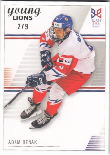 BENÁK Adam Legendary Cards Hlinka Gretzky Cup 2023 č. 15 Frame White /9