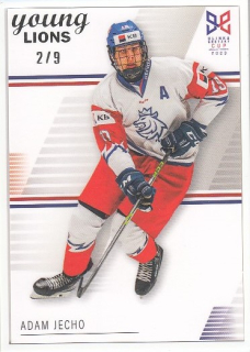 JECHO Adam Legendary Cards Hlinka Gretzky Cup 2023 č. 21 Frame White /9