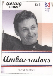 GRETZKY Wayne Legendary Cards Hlinka Gretzky Cup 2023 Ambassadors A-2 Frame White /9