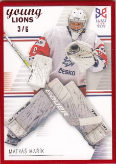 MAŘÍK Matyáš Legendary Cards Hlinka Gretzky Cup 2023 č. 1 Frame Red /6