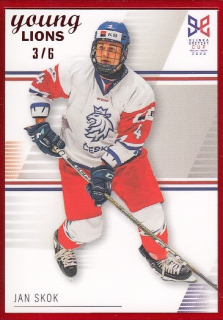 SKOK Jan Legendary Cards Hlinka Gretzky Cup 2023 č. 7 Frame Red /6