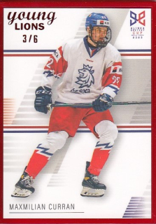 CURRAN Maxmilian Legendary Cards Hlinka Gretzky Cup 2023 č. 13 Frame Red /6