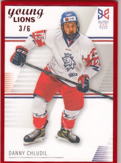 CHLUDIL Danny Legendary Cards Hlinka Gretzky Cup 2023 č. 14 Frame Red /6