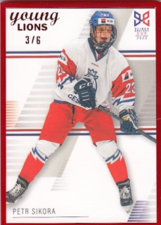 SIKORA Petr Legendary Cards Hlinka Gretzky Cup 2023 č. 20 Frame Red /6