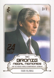 HLINKA Ivan Legendary Cards Bronze Medal Memories 1993 č. 24 Expo /7