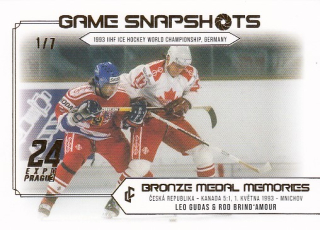 GUDAS BRIND´AMOUR Legendary Cards Bronze Medal Memories 1993 Snapshots GS-02 Expo /7
