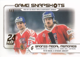 ROSOL JANECKÝ Legendary Cards Bronze Medal Memories 1993 Snapshots GS-19 Expo /7