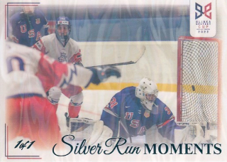 KOS Ondřej Legendary Cards Hlinka Gretzky Cup 2023 Silver Run Moments SRM-07 Ice Water 1of1