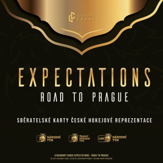 BOX Legendary Cards EXPECTATIONS Road to Prague Retail PŘEDPRODEJ