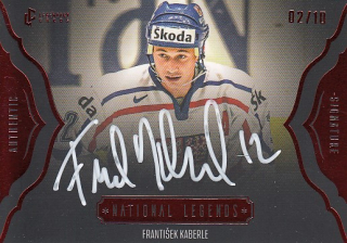 KABERLE Tomáš LC Road to Prague National Legends Signature NL-03 Red /10