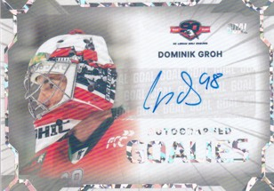 GROH Dominik GOAL Cards 2023/2024 Goalies Autographed AG-29 /25