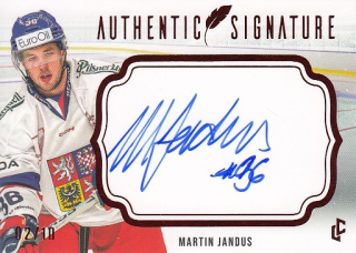 JANDUS Martin LC Road to Prague Authentic Signature AS-02 Red /10