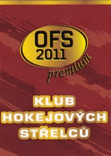 SEZNAM KARET OFS Premium 2010/2011 Klub hokejových střelců