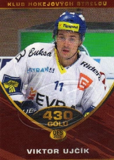 UJČÍK Viktor OFS Premium 2010/2011 Klub hokejových střelců č. 9 Gold Embossed