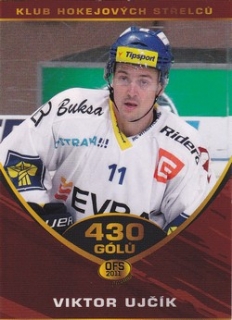 UJČÍK Viktor OFS Premium 2010/2011 Klub hokejových střelců č. 9 Silver