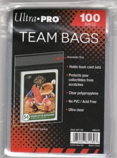 OBALY na karty Ultra Pro Team Bags - 100 kusů