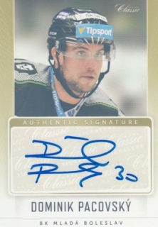 PACOVSKÝ Dominik OFS Classic 2016/2017 Authentic Signature AS-159 /39