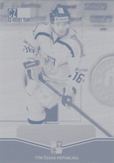 BIRNER Michal CZECH Ice Hockey Team 2015 č. 43 Printing Plate MAGENTA 1/1