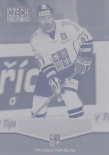 NAKLÁDAL Jakub CZECH Ice Hockey Team 2015 č. 24 Printing Plate MAGENTA 1/1