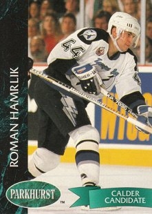 HAMRLÍK Roman Parkhurst 1992/1993 č. 173 Rookie