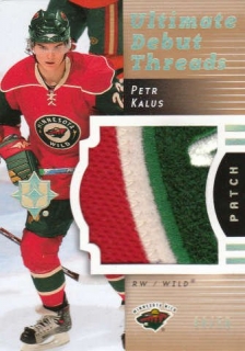 KALUS Petr UD Ultimate 2007/2008 Debut Threads Patch /50