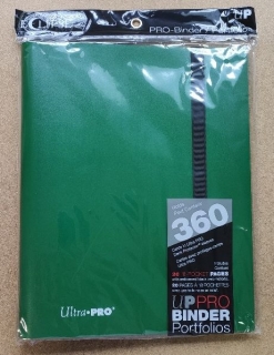 ALBUM Ultra Pro ECLIPSE stahovací tmavě zelené - 20ks fólií na 360 karet
