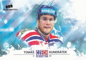 KUNDRÁTEK Tomáš Czech Ice Hockey Team 2018 č. 23