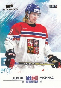 MICHNÁČ Albert Czech Ice Hockey Team 2018 č. 26