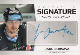 ORSAVA Jakub OFS Classic 2018/2019 Authentic Signature č. 34 Gold /6