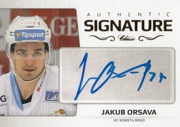 ORSAVA Jakub OFS Classic 2018/2019 Authentic Signature č. 90 Gold /6