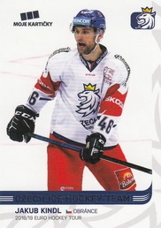KINDL Jakub Czech Ice Hockey Team 2019 č. 13
