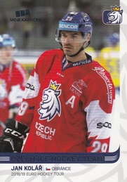 KOLÁŘ Jan Czech Ice Hockey Team 2019 č. 14