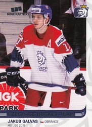 GALVAS Jakub Czech Ice Hockey Team 2019 č. 63