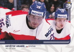 HRABÍK Kryštof Czech Ice Hockey Team 2019 č. 66