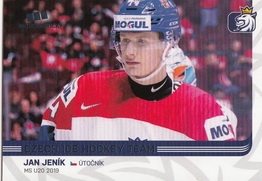 JENÍK Jan Czech Ice Hockey Team 2019 č. 67