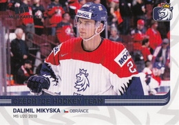MIKYSKA Dalimil Czech Ice Hockey Team 2019 č. 75